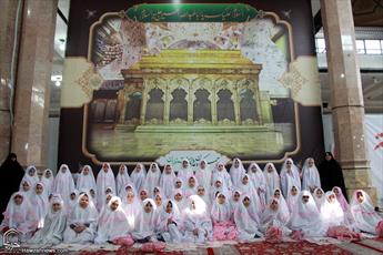تصاویر/ نماز جماعت متفاوت عضو جامعه مدرسین