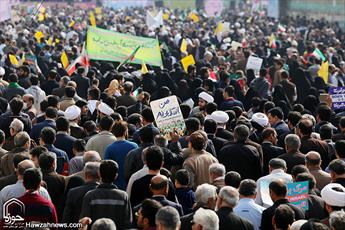 شور و حماسه مردم اهواز در جشن پیروزی انقلاب
