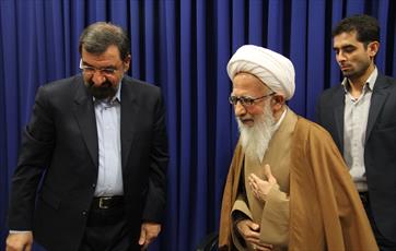 محسن رضايي با مراجع عظام تقلید قم دیدار کرد