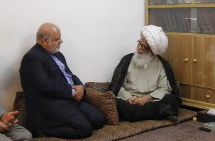 سفیر ایران در عراق با یکی از مراجع تقلید نجف دیدار کرد