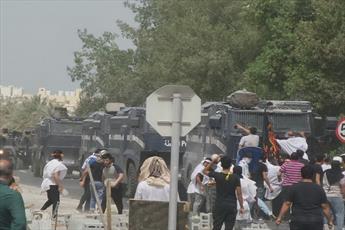 درگیری خونین نیروهای امنیتی بحرین با مردم +تصاویر