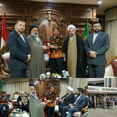 دیدار رئیس دانشگاه مذاهب اسلامی و هیئت ایرانی با مقامات اندونزیایی+تصاویر