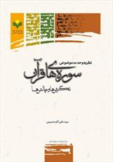 بررسی نظریه وحدت موضوعی سوره های قرآن  در یک کتاب