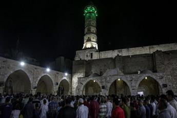 رونق مساجد فلسطین در ماه رمضان + تصاویر