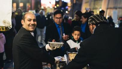 افطار خیابانی مسلمانان استرالیا در پایتخت این کشور برگزار شد