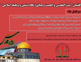 گفتمان تحلیلی «بیت المقدس و اهمیت وحیانی؛ نگاه دشمن و وظیفه اسلامی» در کابل