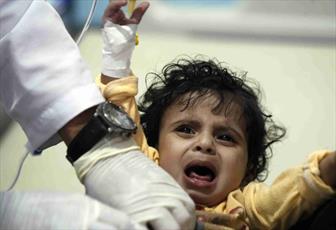 هر ۳۵ ثانیه ۱ کودک در یمن به وبا مبتلا می‌شود