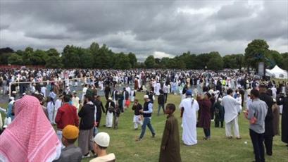 عید سعید فطر، بزرگترین جشن مسلمانان اروپا در بیرمنگام برگزار می‌شود