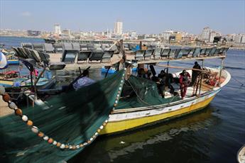 رژیم صهیونیستی منطقه ماهیگیری در نوار غزه را کوچکتر می‌کند