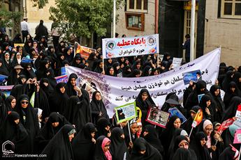 تصاویر/ راهپیمایی مدافعان عفاف و حجاب
