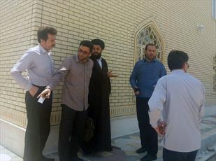 بازدید مدیر حوزه علمیه کرمانشاه از مراحل ساخت مدرسه باقرالعلوم(ع) سرپل ذهاب