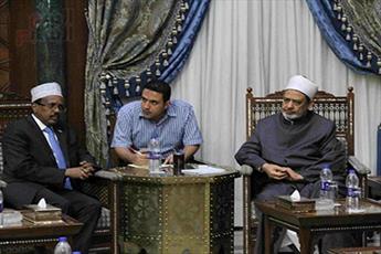 رئیس جمهور سومالی با شیخ الازهر دیدار کرد
