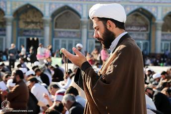 تصاویر/ مراسم پرفیض دعای  عرفه در مسجد مقدس جمکران