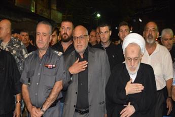 آغاز مراسم عزاداری امام حسین (ع) در شهر "نبطیه" لبنان