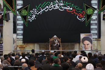 مراسم شب هفت آیت الله راستی کاشانی برگزار شد