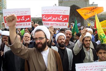 حضور در راهپیمایی ۱۳ آبان مهر تاییدی بر جمهوری اسلامی است