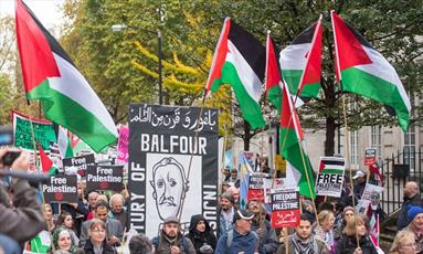 پلیس اسکاتلند متهم به نقض آزادی بیان فلسطینیان شد