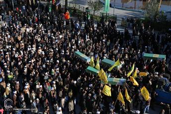 شهید مدافع حرم در مسجد مقدس جمکران تشییع می شود