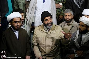 نشست توجیهی مبلغان اهوازی با فرمانده قرارگاه خاتم الاوصیا(عج)+ عکس