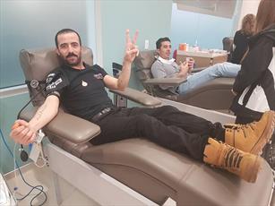 ​پناهندگان سوری در کانادا اقدام به اهدای خون کردند   + تصاویر