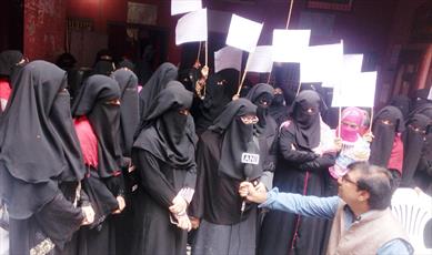 اعتراض زنان مسلمان هند به دخالت دولت در مسئله طلاق