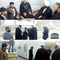 حضور نمایندگان آیت الله العظمی وحید خراسانی در مناطق زلزله‌زده‌+ عکس