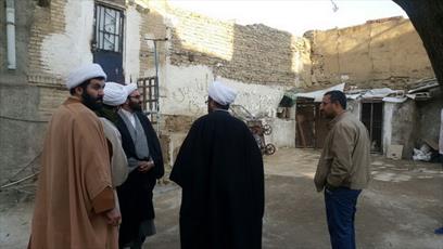 مدیر حوزه علمیه تهران از محله محروم  هرندی بازدید کرد+ عکس