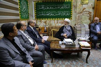 وزیر کار مصر با نماینده آیت الله العظمی سیستانی دیدار کرد