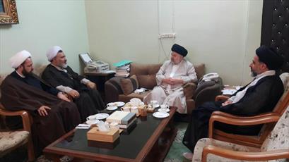 دیدار مدیر حوزه های علمیه خواهران با حجت الاسلام والمسلمین شهرستانی+ تصویر