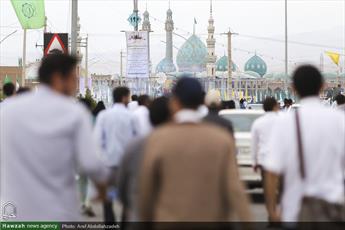 تصاویر/  راهپیمایی المصطفائیان به سمت مسجد مقدس جمکران