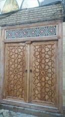 درب تاریخی مدرسه علمیه عبدالرحیم خان یزد بازسازی و مرمت شد+ تصاویر