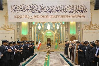 آیین اذن خدمت خادمان حرم حضرت معصومه(س) برگزار شد