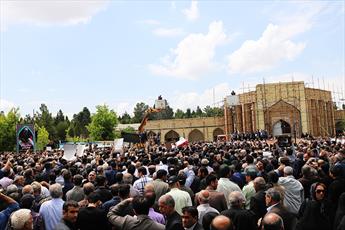 وداع به یادماندنی مردم آذربایجان با «مجاهد نستوه»+ عکس