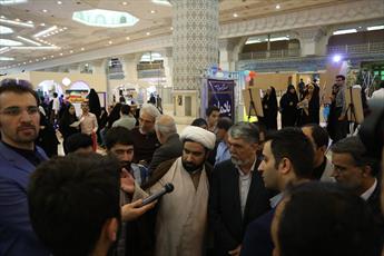 وزیر ارشاد  از بخش حوزوی نمایشگاه قرآن بازدید کرد+ عکس