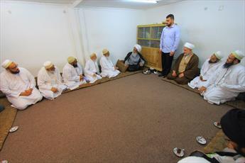 گروهی از شیعیان "بهره" هند با آیت الله العظمی بشیر نجفی دیدار کردند