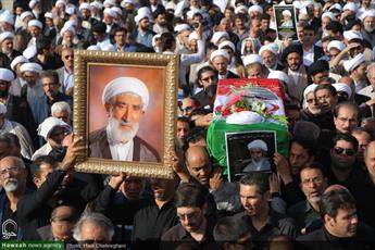 تصاویر/ تشییع پیکر حجت الاسلام والمسلمین احمد احمدی در قم