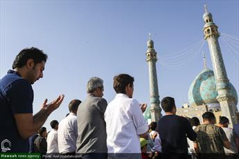 تصاویر/ اقامه نماز عید سعید فطر در مسجد مقدس جمکران