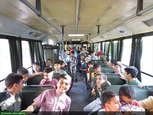 تصاویر/ اردوی دانش آموزی زیارت گلزار شهدا و کوهنوردی به همت مبلغان شهر پرند