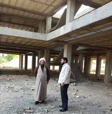 عملیات سازه ساختمان جدید مدرسه علمیه امام حسن مجتبی(ع) برازجان به اتمام رسید