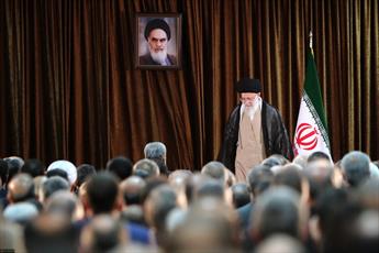 تصاویر/ دیدار وزیر امور خارجه، سفیران و مسئولان نمایندگی‌های ایران در خارج از کشور با رهبر انقلاب
