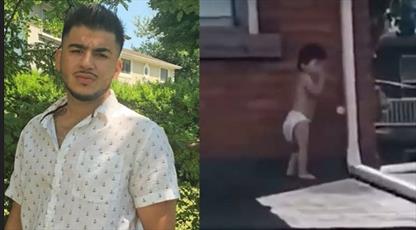 جوان مسلمان در شهر همیلتون، نوزادی را از روی پشت بام نجات داد