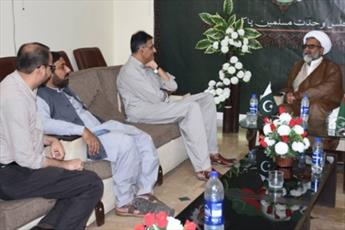 وزیر خزانه داری آینده پاکستان با دبیرکل مجلس وحدت مسلمین دیدار کرد