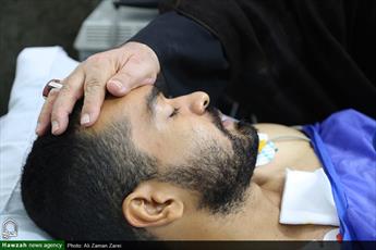 عیادت نمایندگان رهبر انقلاب از مجروحان حادثه تروریستی اهواز (تصاویر)