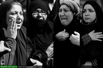 تصاویر/ سوگواران ۲۴ شهید حادثه تروریستی اهواز