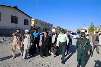 بازدید نماینده امام جمعه بیرجند از آماده سازی نمایشگاه کنگره ۲۰۰۰ شهید