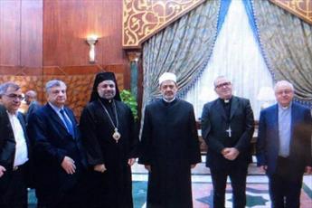 گروه کلیسای کاتولیک ایتالیا با شیخ الازهر دیدار کرد