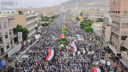 حضور گسترده مردم یمن در مراسم سالروز شهادت زید بن علی(ع) + تصاویر