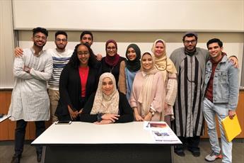 استقبال دانشجویان پنسیلوانیا از مراسم هفته «اکتشاف اسلامی»