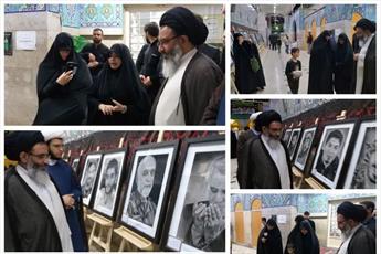 بازدید نماینده رهبر انقلاب  از نمایشگاه "شیرین تر از عسل" درحرم حضرت زینب(س)