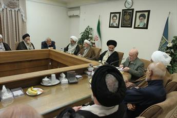 نشست اعضای شورای مرکزی حزب موتلفه اسلامی با شورای عالی جامعه مدرسین
